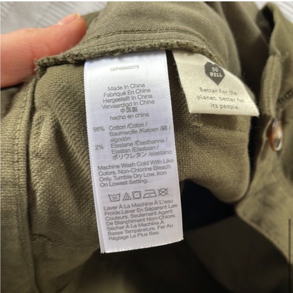 Madewell army green balloon pants size 25 - Picture 4 of 7